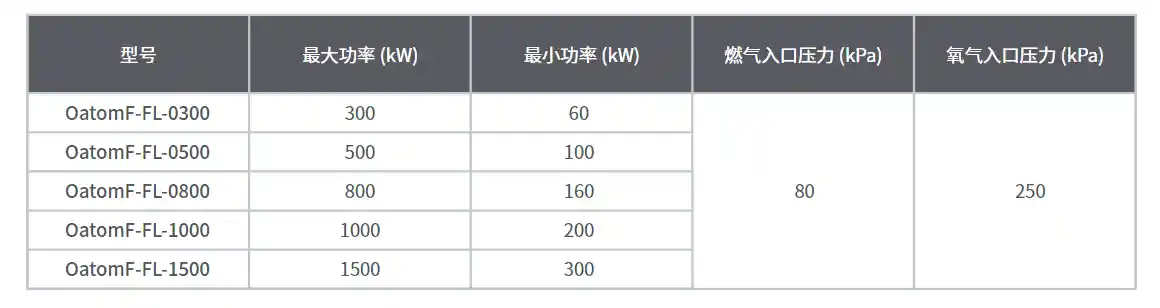  Oatomflame-FL系列纯氧无焰燃烧器